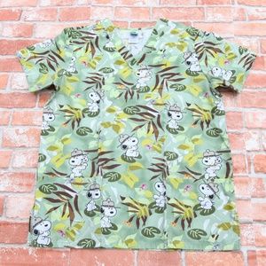 Peanuts Snoopy Scrub top size medium